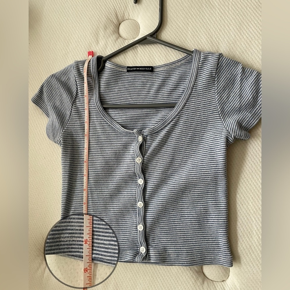 Brandy Melville button up t-shirt